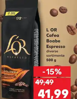 Kaufland L OR Cafea Boabe Espresso Ofertă