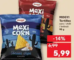 Kaufland MOGYI Tortillas sare / chilli / brânză Ofertă
