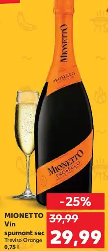 Kaufland MIONETTO Vin spumant sec Treviso Orange Ofertă