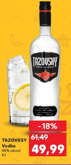 Kaufland TAZOVKSY Vodka Ofertă