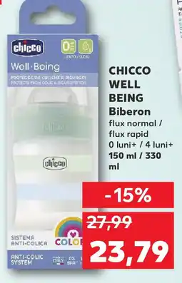 Kaufland CHICCO WELL BEING Biberon Ofertă