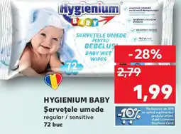 Kaufland HYGIENIUM BABY Şerveţele umede Ofertă