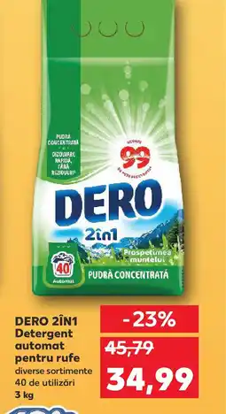 Kaufland DERO 2ÎN1 Detergent automat pentru rufe Ofertă