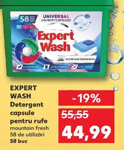 Kaufland EXPERT WASH Detergent capsule pentru rufe Ofertă