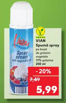 Kaufland VIAN Spumă spray Ofertă