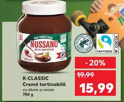 Kaufland K-CLASSIC Cremă tartinabilă Ofertă