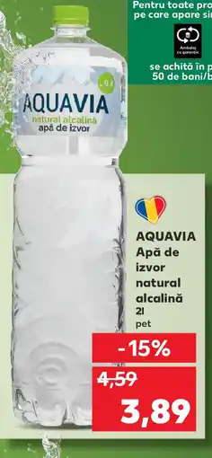 AQUAVIA Apă de izvor natural alcalină