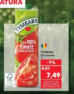 Kaufland TYMBARK Suc tomate Ofertă