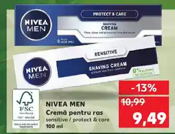 Kaufland NIVEA Men Cremă pentru ras Ofertă