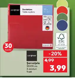 Kaufland Şerveţele Ofertă