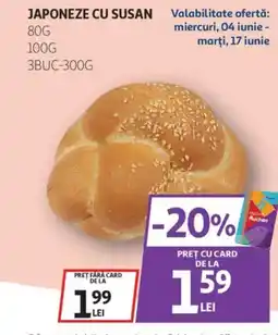 Auchan Japoneze cu susan Ofertă