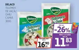 Auchan DELACO Telemea de vacă/ oaie/ capră Ofertă