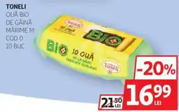 Auchan TONELI Quă bio de găină Ofertă