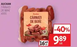 Auchan AUCHAN Cârnati de bere Ofertă