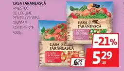Auchan CASA TARANEASCĂ Amestec de legume pentru ciorbă Ofertă