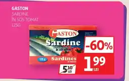 Auchan GASTON Sardine în sos tomat Ofertă