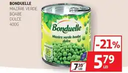 Auchan BONDUELLE Mazăre verde boabe dulce Ofertă