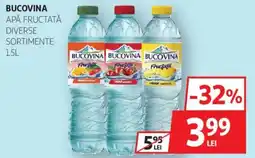 Auchan BUCOVINA Apă fructată Ofertă