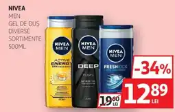 Auchan NIVEA Men gel de duş Ofertă