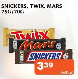 SNICKERS, TWIX, MARS