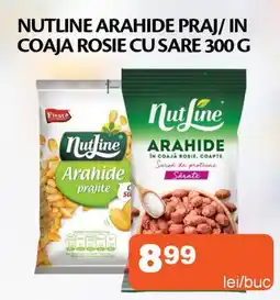 Nutline arahide praj/in coaja rosie cu sare