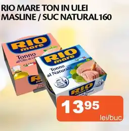 Unicarm Rio mare ton in ulei masline/suc natural Ofertă