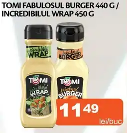 Tomi fabulosul burger / incredibilul wrap