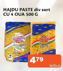 Hajdu paste div sort cu 4 oua