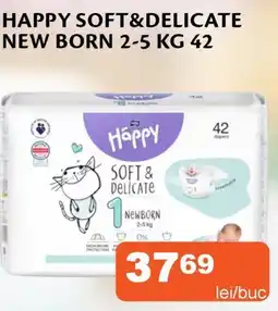 Unicarm Happy soft&delicate new born 2-5 kg 42 Ofertă