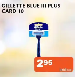 Unicarm GILLETTE BLUE III Plus Card 10 Ofertă