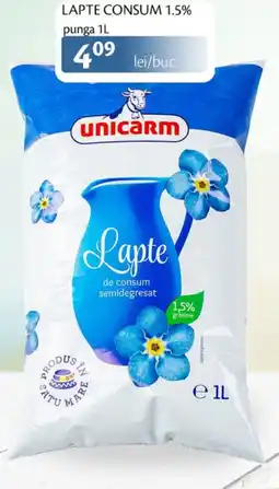 Unicarm Lapte consum 1.5% Ofertă