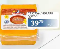 Cascaval vidraru afumat vid