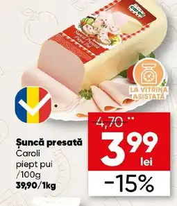 PROFI Sunca Presata Caroli piept pui Ofertă