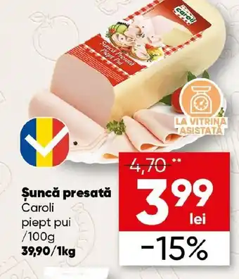 PROFI Sunca Presata Caroli piept pui Ofertă