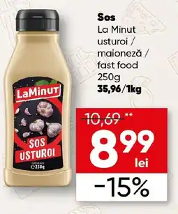 PROFI Sos La Minut usturoi / maioneză / fast food Ofertă