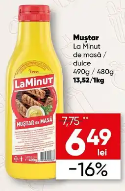 PROFI Mustar La Minut de masă / dulce Ofertă