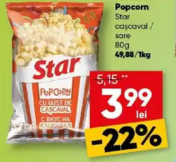 Popcorn Star caşcaval / sare