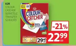 Auchan K2R Colour catcher șervețele transfer Ofertă