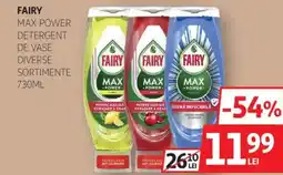 Auchan FAIRY Max power detergent de vase Ofertă
