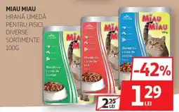 Auchan MIAU MIAU Hrană umedă pentru pisici Ofertă