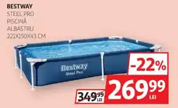 Auchan BESTWAY Steel pro piscină Albastru Ofertă