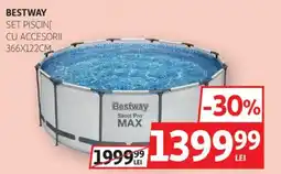 Auchan Bestway Set piscin[ cu accesorii Ofertă
