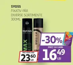 Auchan SYOSS Fixativ pår Ofertă