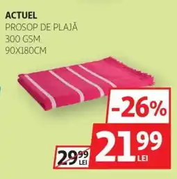 Auchan Actuel prosop de plajă Ofertă
