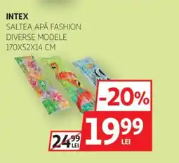 Auchan INTEX Saltea apă fashion Ofertă
