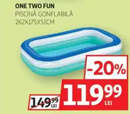 Auchan One Two fun Piscină gonflabilă Ofertă