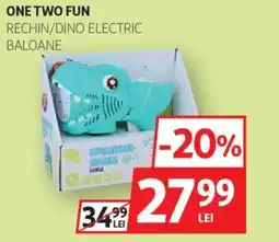 Auchan One Two fun Rechin/dino electric baloane Ofertă