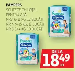 Auchan PAMPERS Scutece chilotel pentru apă Ofertă