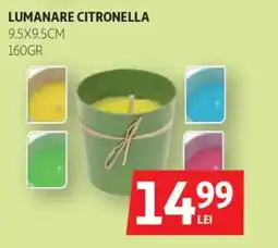 Auchan Lumanare citronella Ofertă