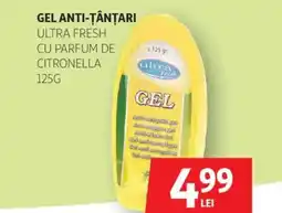 Auchan Gel Anti-tânțari ultra fresh cu parfum de citronella Ofertă